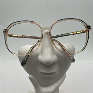 Vintage Blue Ribbon Green Purple Oval Sunglasses Frames 101